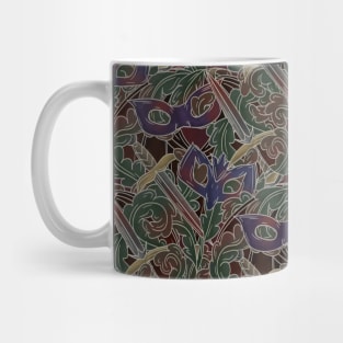 Vampire Masquerade Party - Textured Whimsical Macabre Gothic Mug